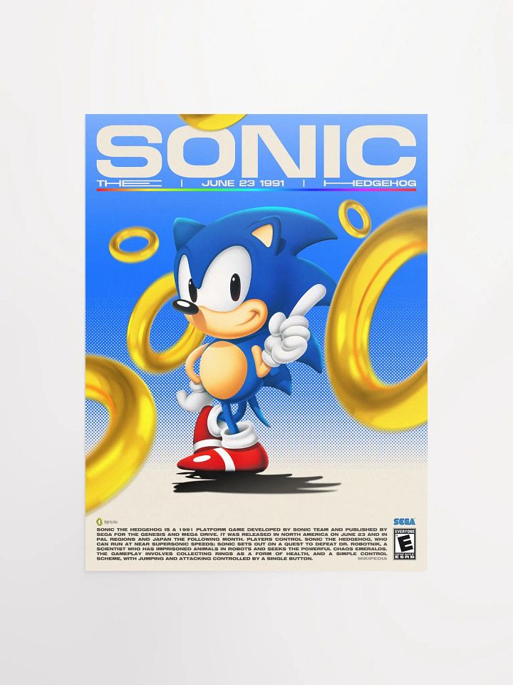 SONIC THE HEDGEHOG POSTER product image (2)
