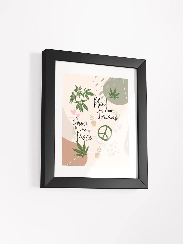 Grow Peace Botanical Dreams Framed Poster product image (5)