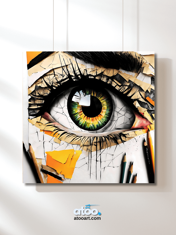 Paper Collection | Depths of the Eye | Canvas Art Painting product image (2)