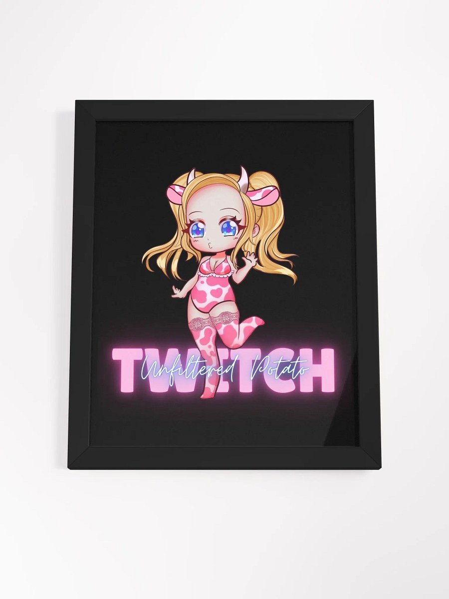 Chibi Cow-Print Twitch Poster product image (10)