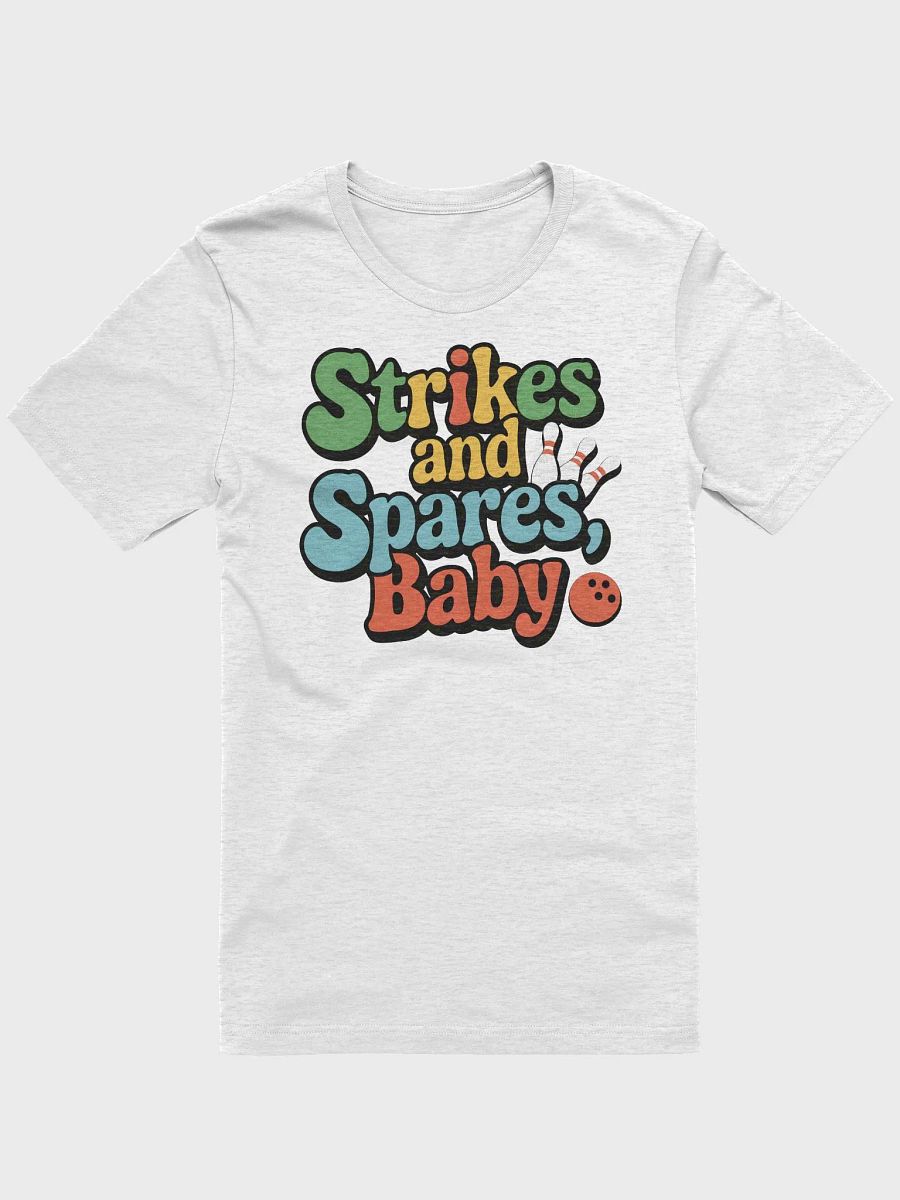 “Strikes and Spares Baby” t-shirt product image (1)