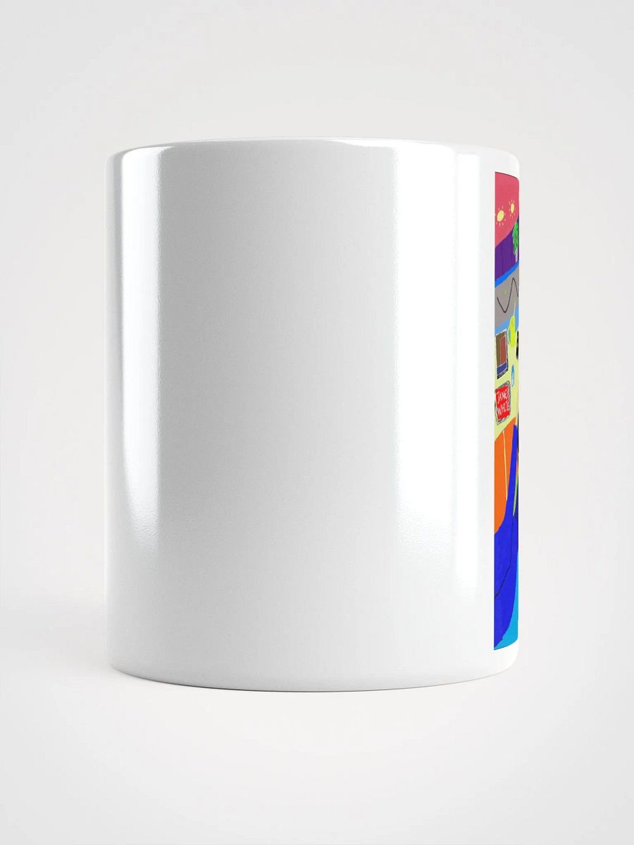 White Glossy Mug: office product image (4)