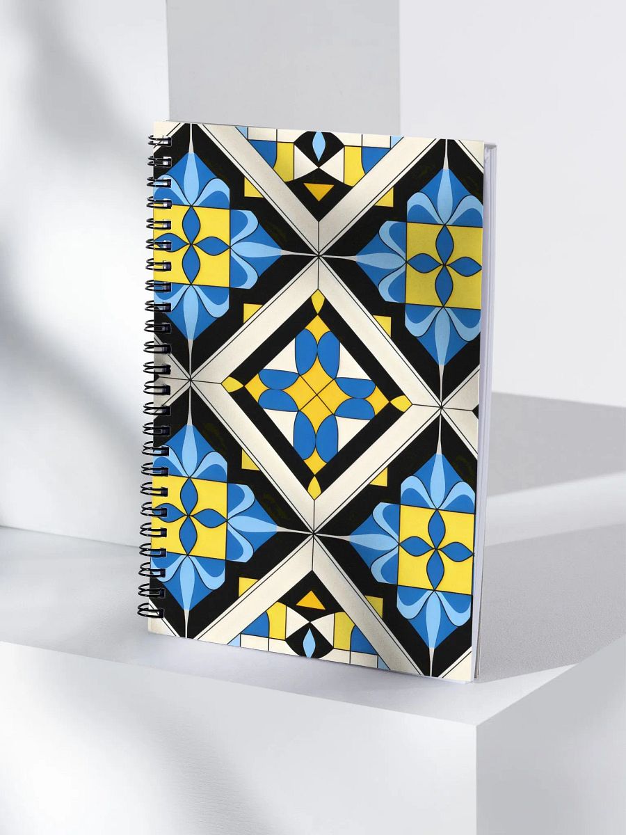 Symmetrical Geometric Bliss Spiral Notebook product image (4)