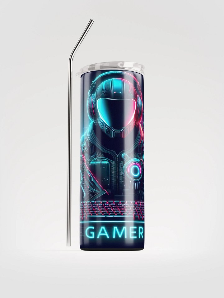 Neon Gamer Stainless Steel Tumbler product image (1)