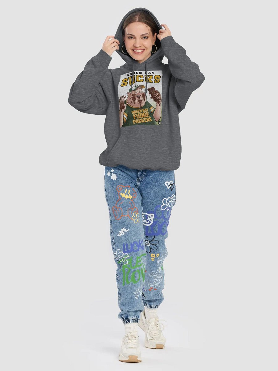 Green Bay Sucks Cartoon Hoodie | NFL Rivals Locker | Green Bay Packers | Trash Fanz product image (47)