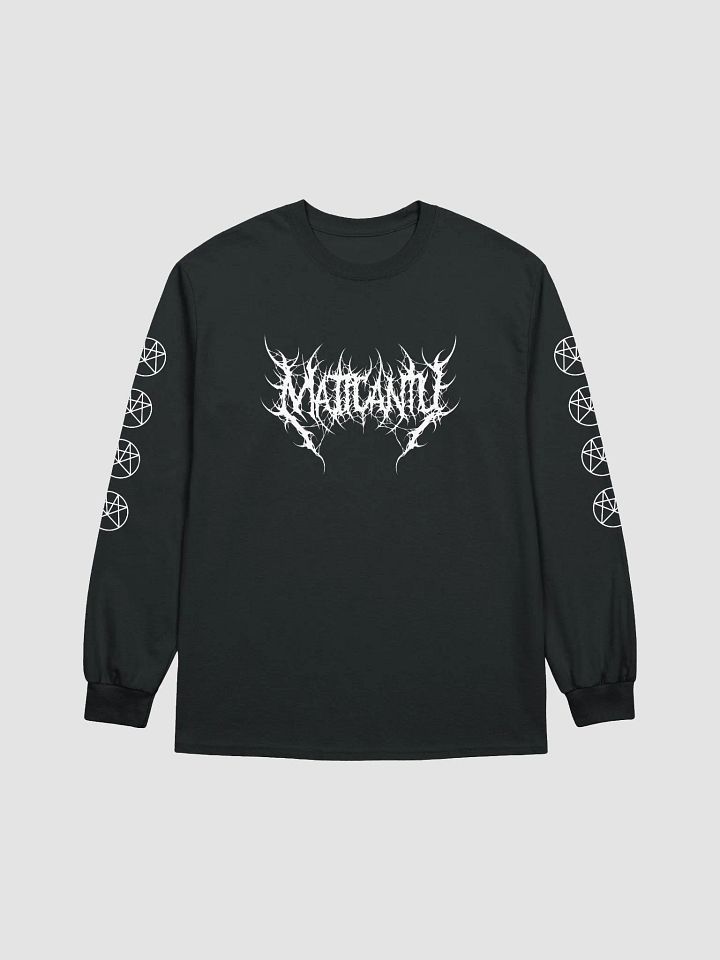 Death Metal Logo Long Sleeve T-Shirt product image (1)