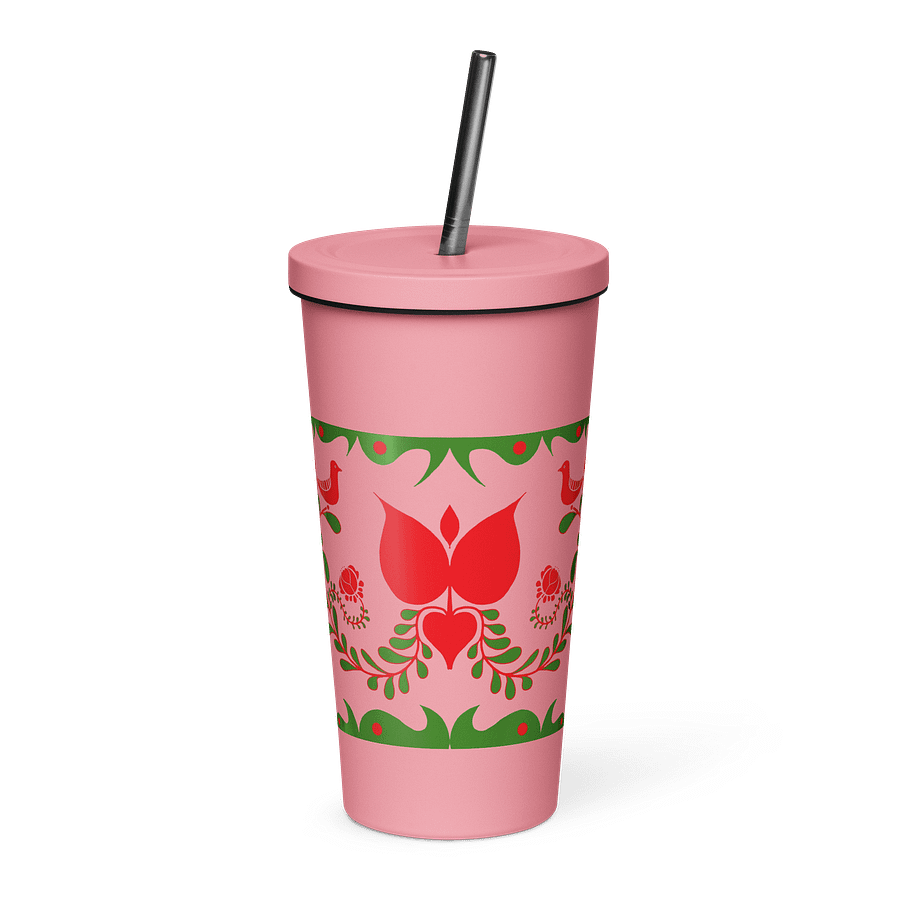 Hungarian Folk Art Harmony Insulated Tumbler product image (1)