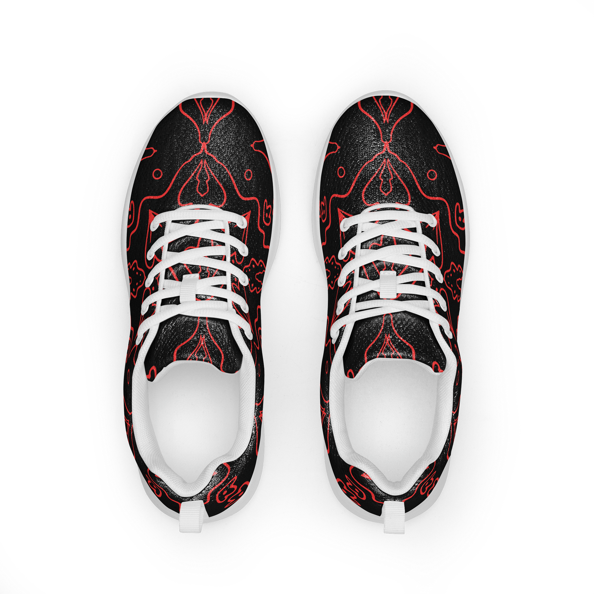 Heartbeat Red Women's Athletic Shoes product image (1)