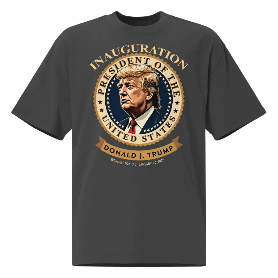 Donald J. Trump Presidential Inauguration Emblem Oversized Tee product image (1)