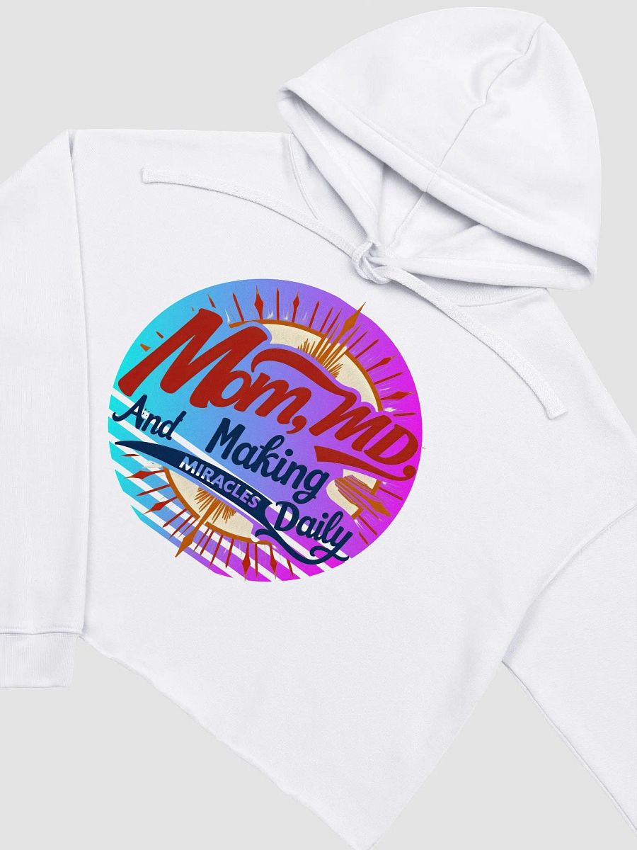 Miracle Mom Crop Hoodie product image (22)