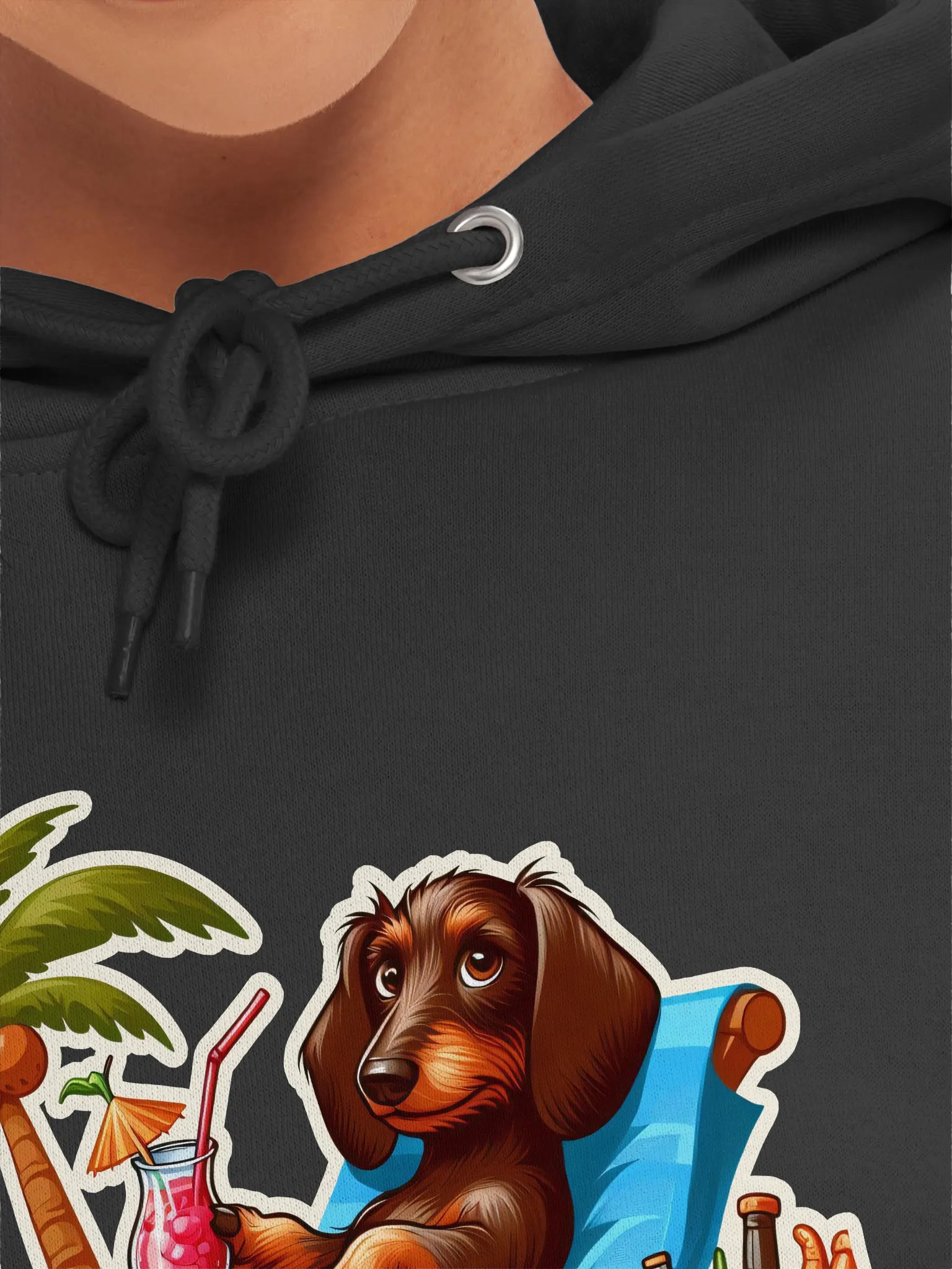 Work Hard – Dachshund Hoodie product image (7)