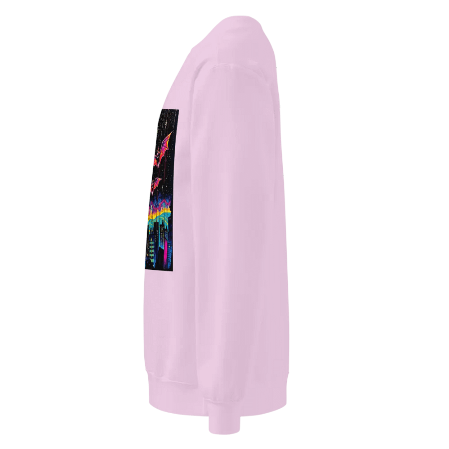 Neon Night Sky Bat Flight Sweatshirt product image (3)