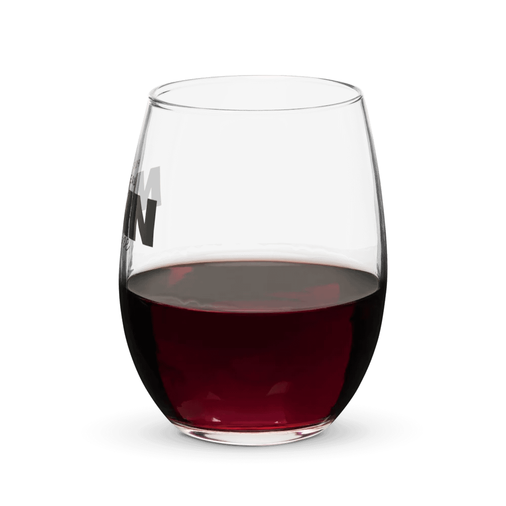 MANN Magazine Black Wine Glass product image (7)
