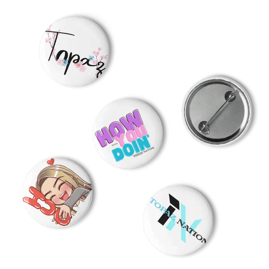 Topaz Nation Pin Button Set product image (6)