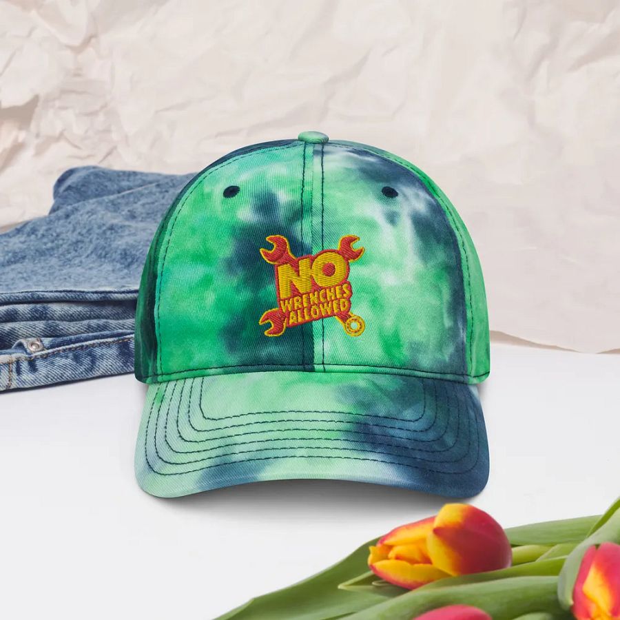 #NoWrenchesAllowed Tie-Dye Classic Hat product image (3)