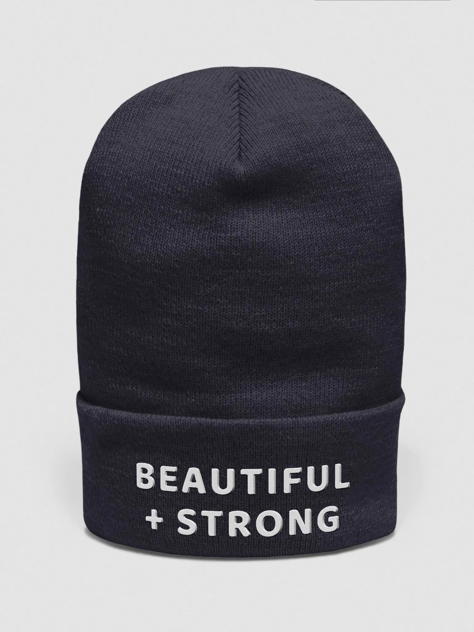BEAUTIFUL AND STRONG Beanie product image (2)