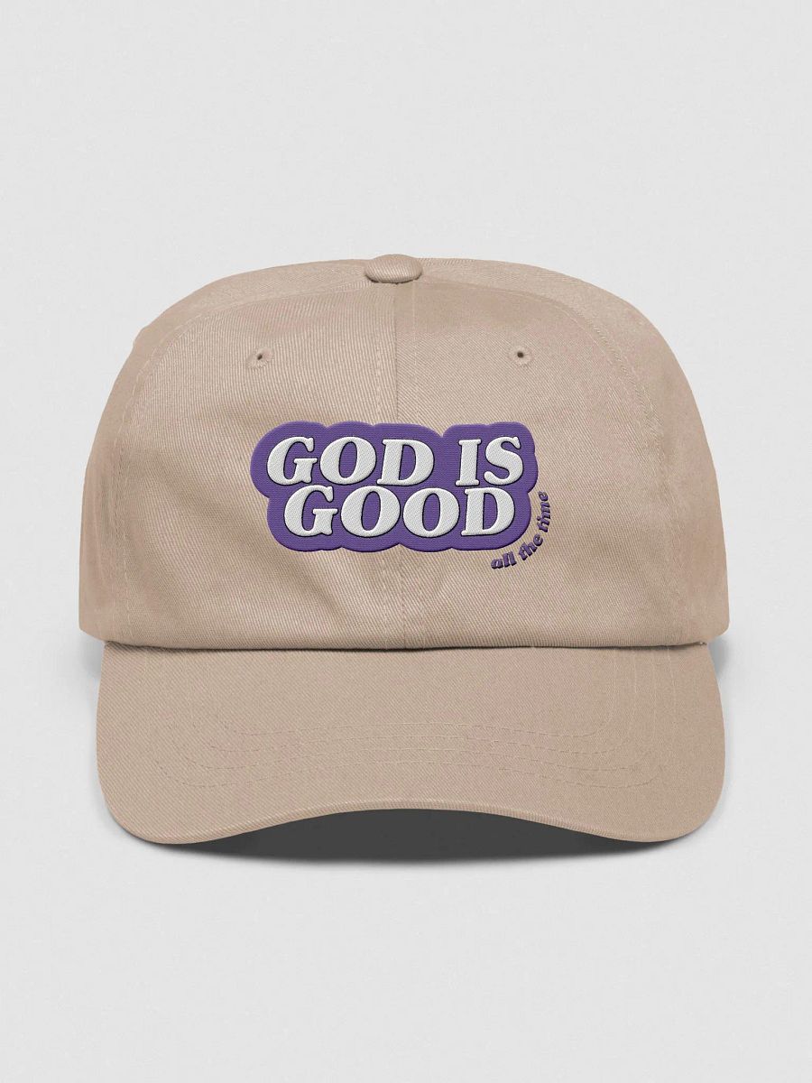 PURPLE God is Good Dad Hat product image (1)