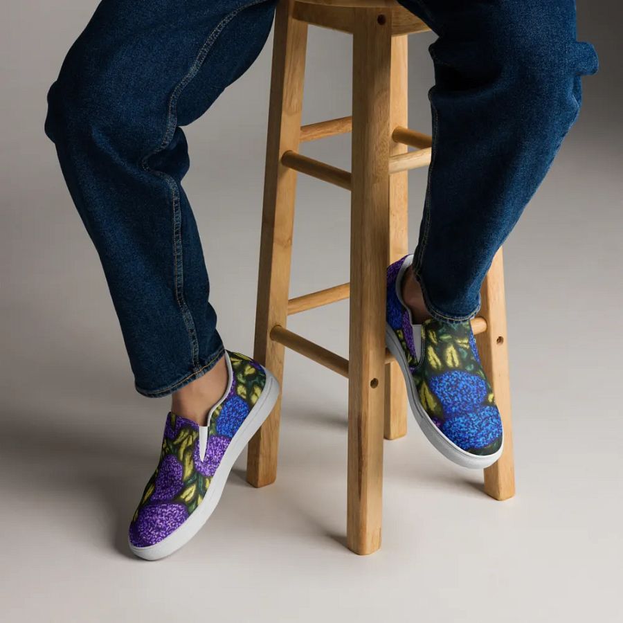 HYDRANGEAS men's slip-on canvas shoes product image (8)