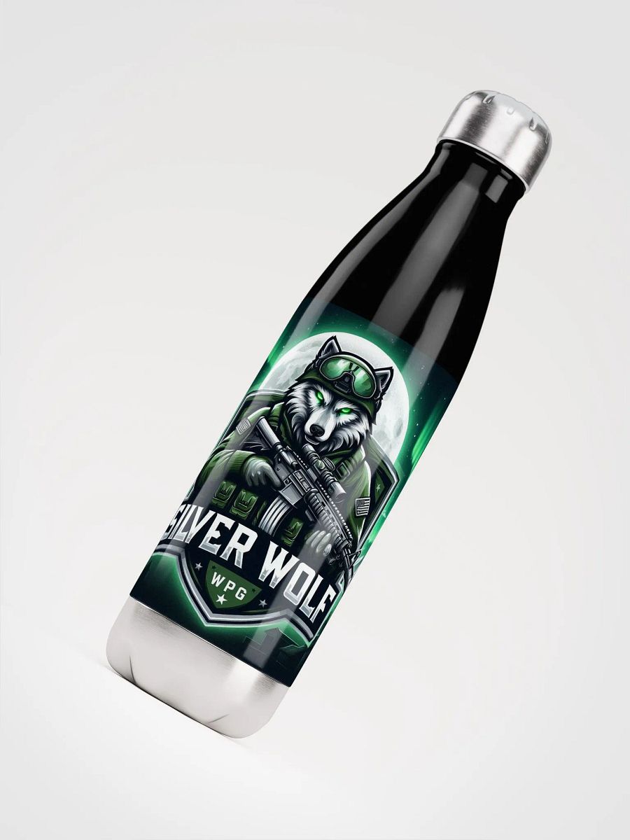 Silver Wolf Stainless Steel Water Bottle product image (4)
