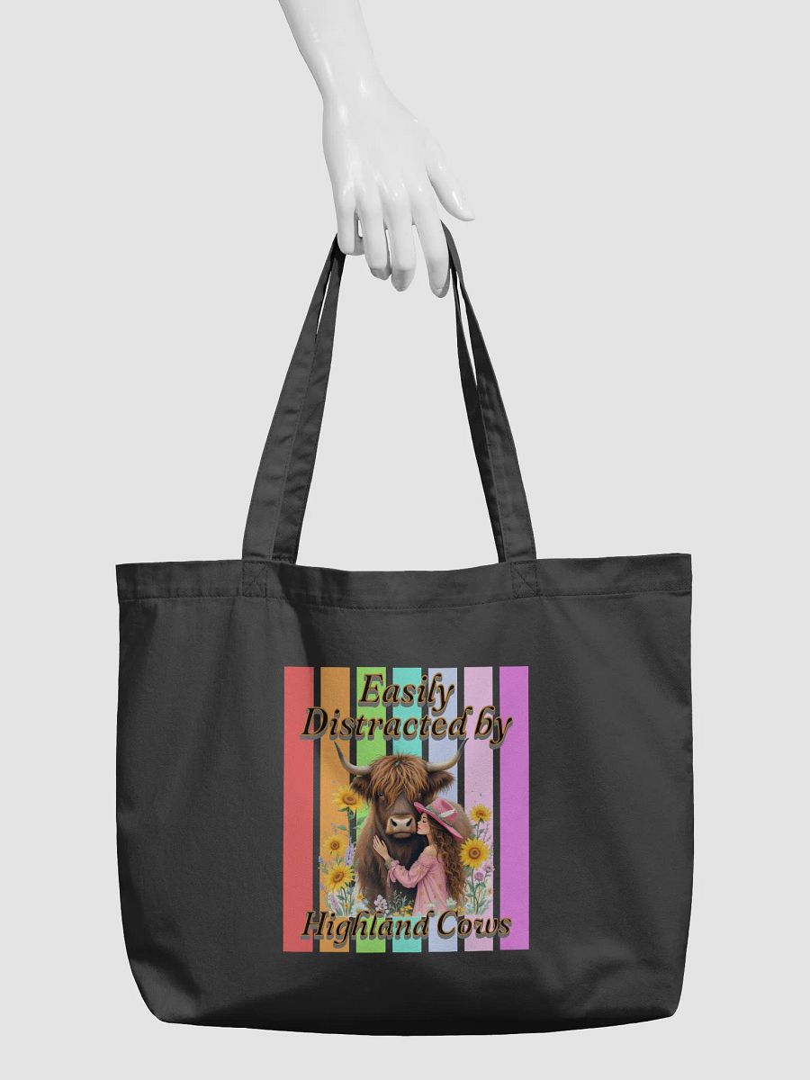 Easily Distracted By Highland Cow Embrace Eco Tote product image (3)