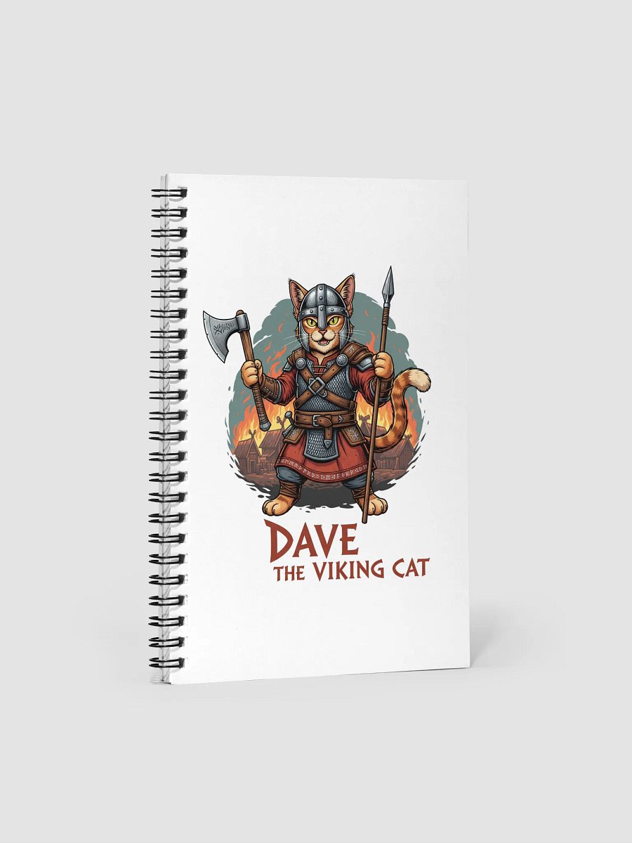 Dave The Viking Cat Notebook product image (1)