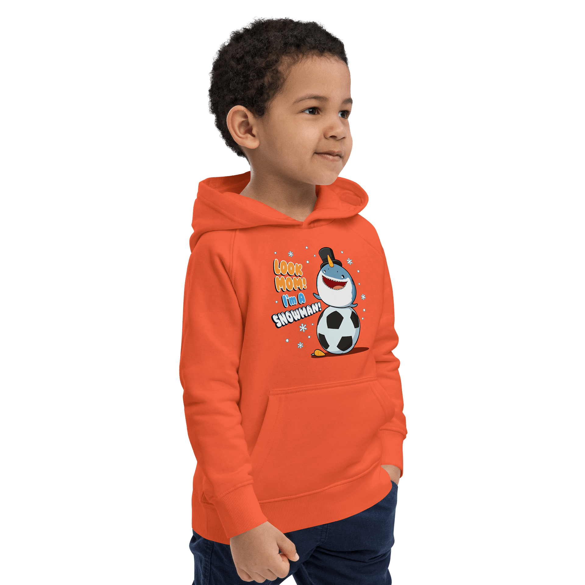SNOWMAN Kids Eco Hoodie product image (2)
