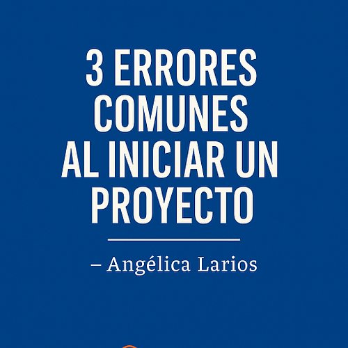 🚀 Todo proyecto exitoso empieza con una buena base.
Estos son algunos errores que pueden marcar la diferencia entre el éxito ...