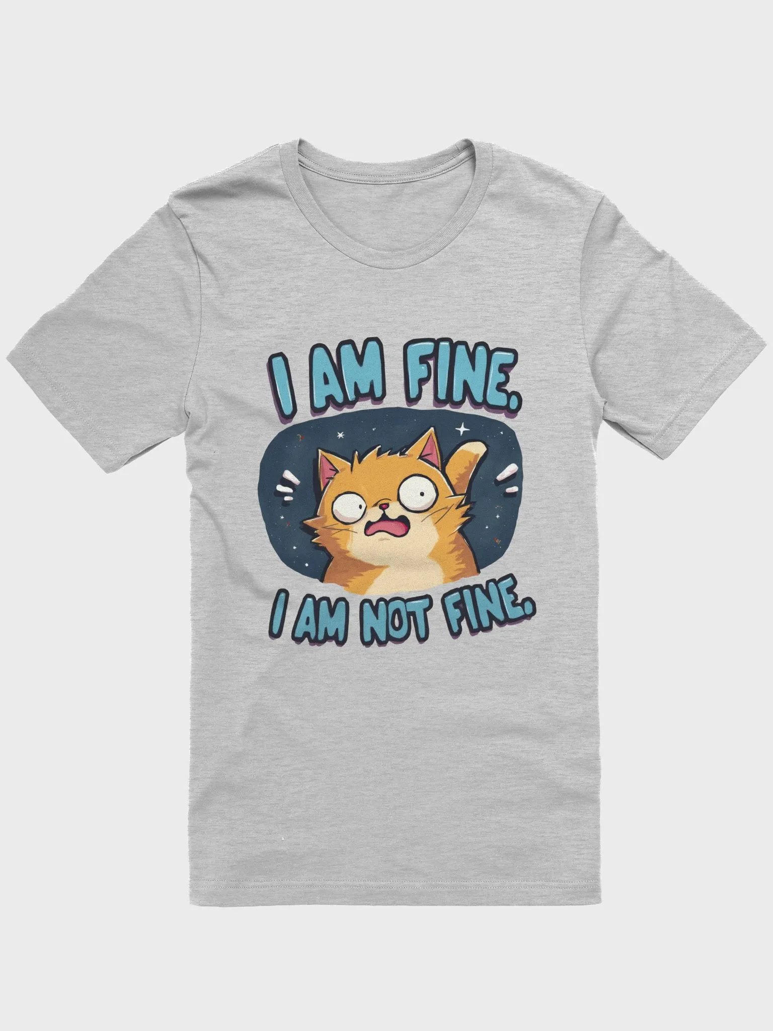 Starry-Eyed Cat Mood Swings Tee product image (10)