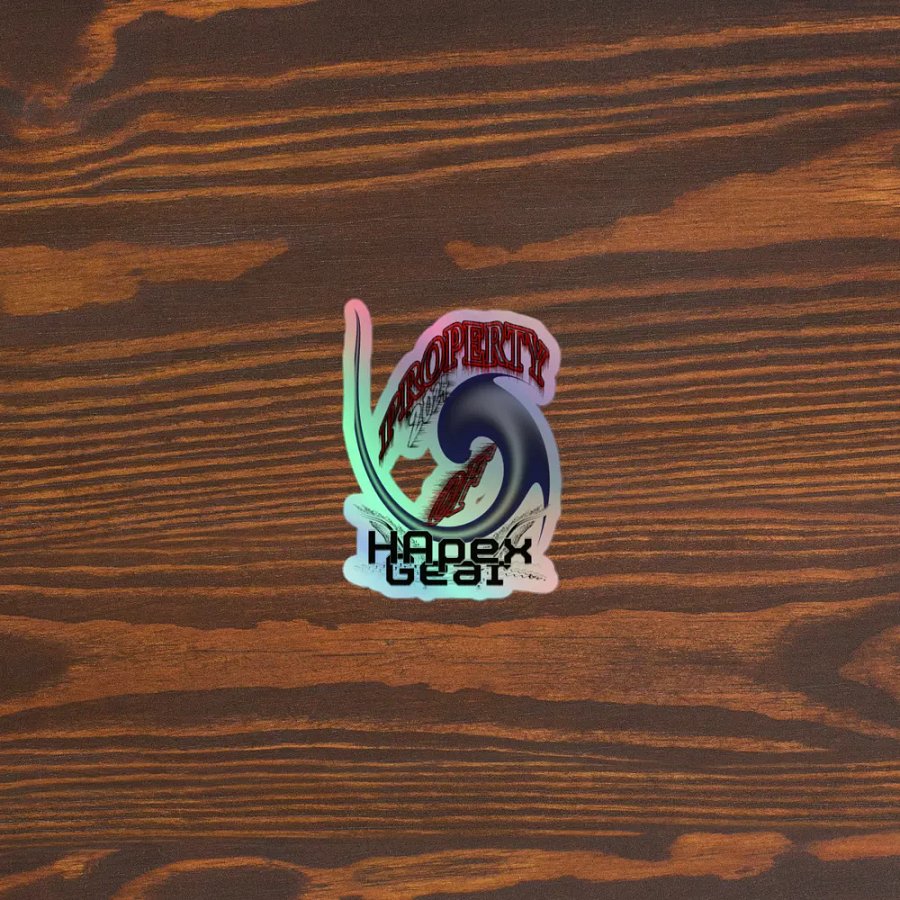 Property Of HApex Gear Kiss-Cut Holographic Sticker Sheet product image (3)