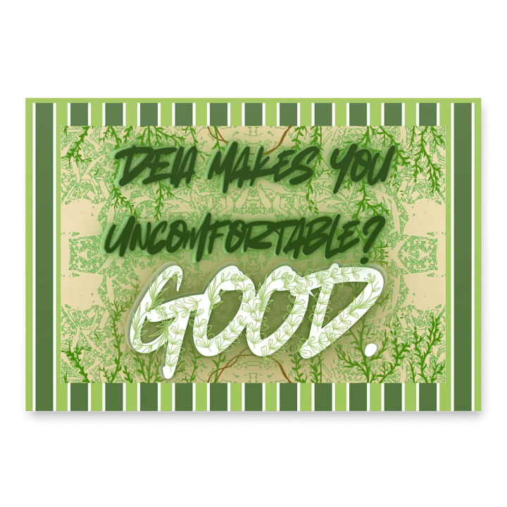Hands Off DEIA, Makes you uncomfortable, Protest Papers product image (1)