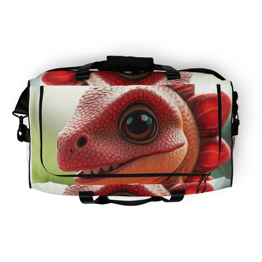 Red Dinosaur All-Over Duffle Bag product image (6)