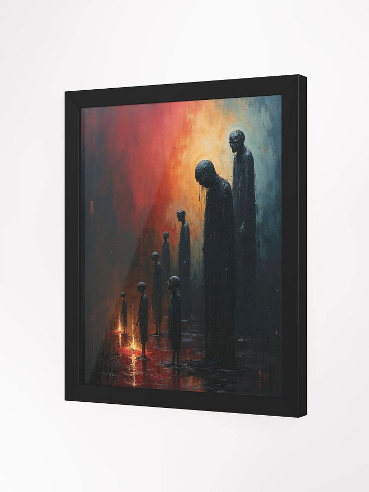 Abstract Figures Framed Print product image (8)