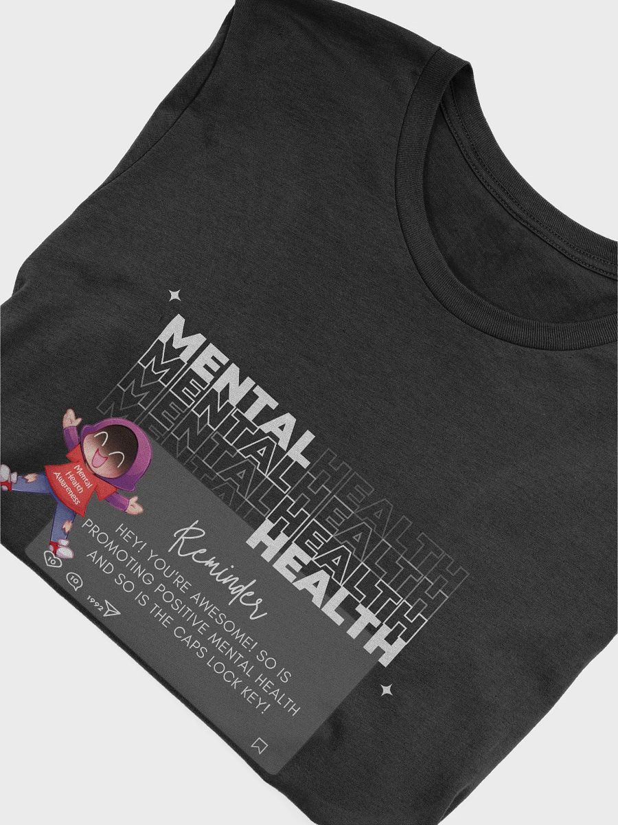 Mental Health Awareness Supersoft Canvas T-Shirt - Dark product image (52)