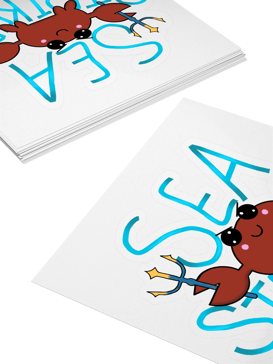 Aqua Team logo sticker product image (4)