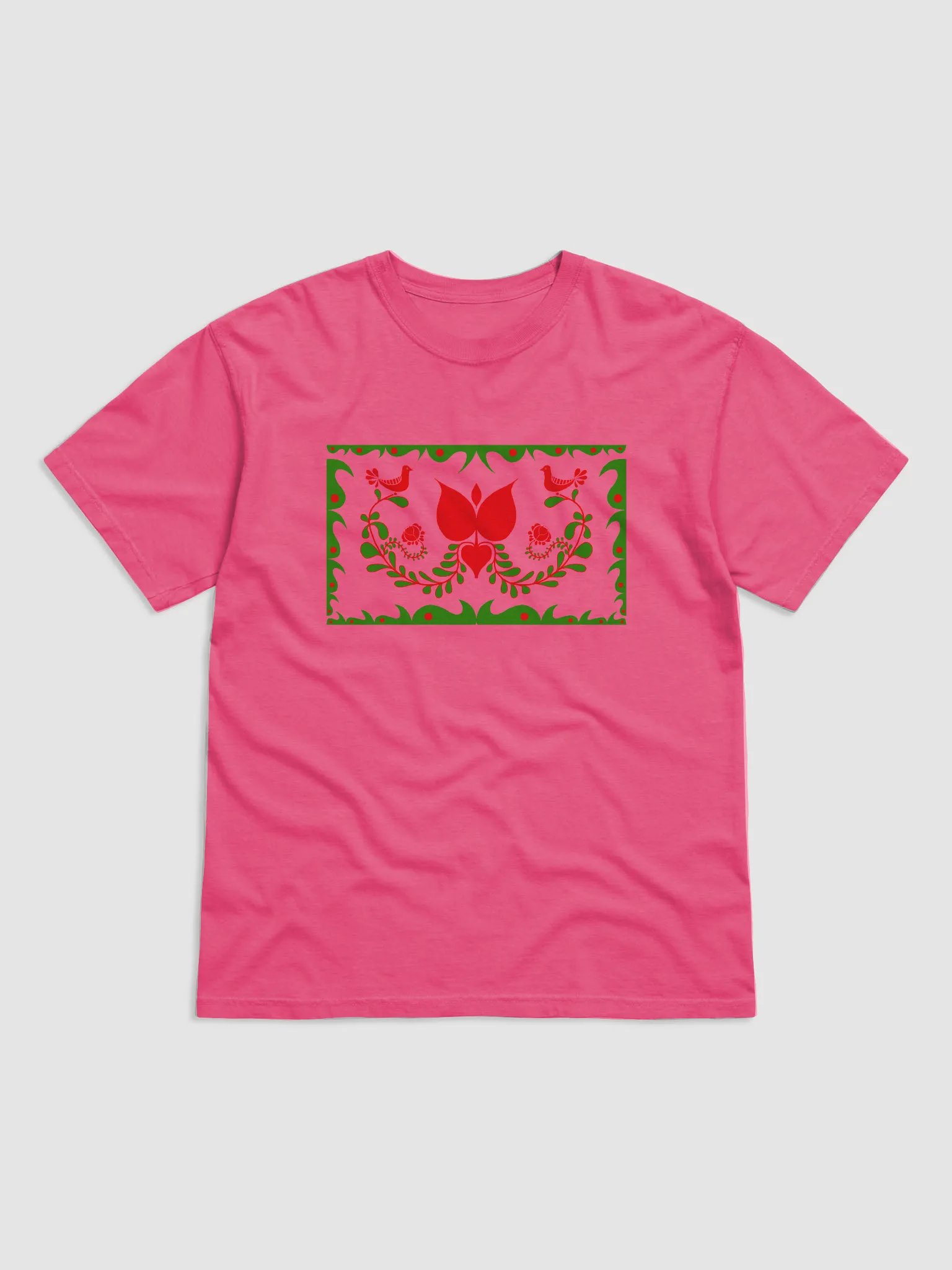Hungarian Floral Color Bliss Cotton T-Shirt product image (1)