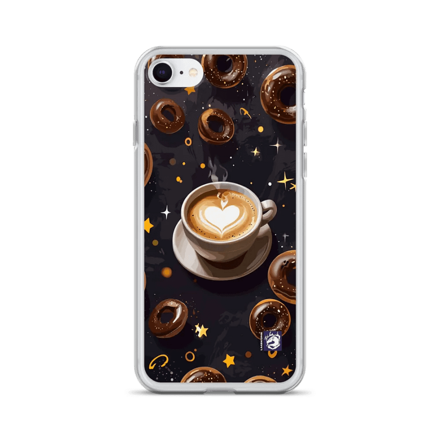 Whimsical Coffee and Donuts iPhone Case product image (24)