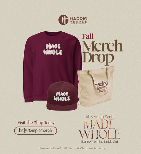This season, walk in your healing. 🍂
Our “Made Whole” Fall Collection is live!
Every purchase supports our Youth & Children’s...