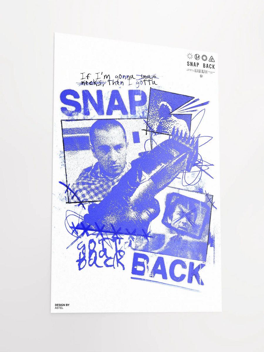 Twenty One Pilots - Snap Back Poster (BLUE VERSION) product image (3)