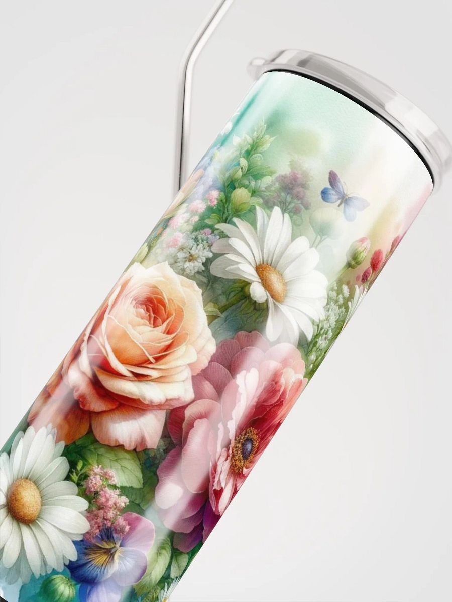 Watercolor Blooms Tumbler: Sip and Paint Your Day with Floral Splendor! product image (5)