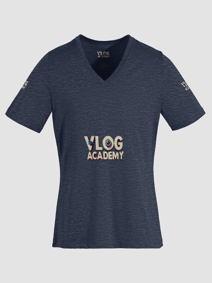 Vlog Academy Bella + Canvas Women's Relaxed V-Neck T-Shirt product image (26)