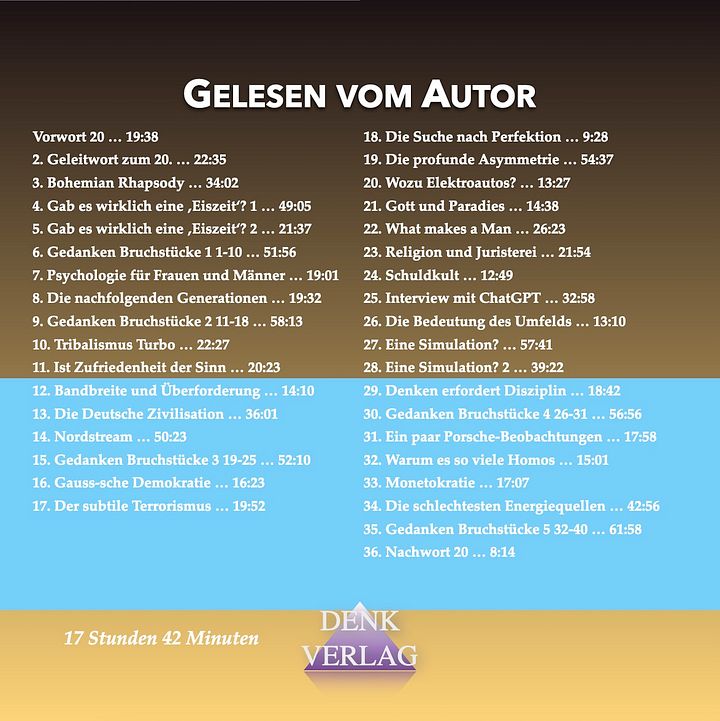 Gedankenspiele 20 - Hörbuch product image (2)