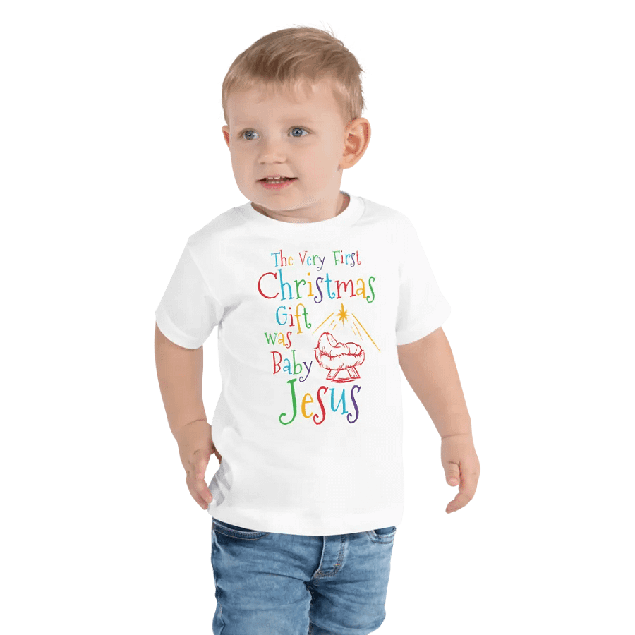 The Very First Christmas Gift Toddler T-Shirt product image (3)