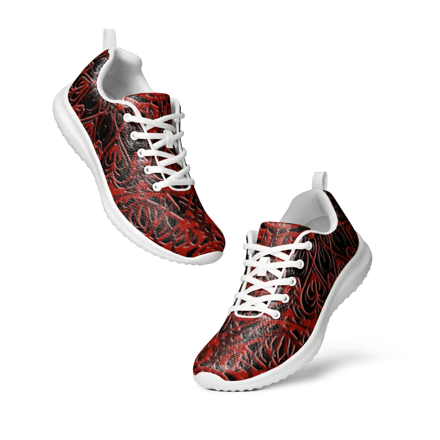 Heartbeat Red Women's Athletic Shoes product image (12)