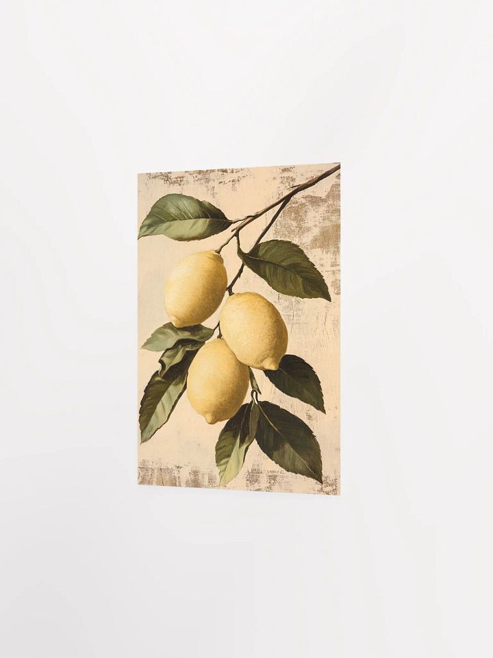Fresh Lemons - Rustic Farmhouse Citrus Art product image (10)