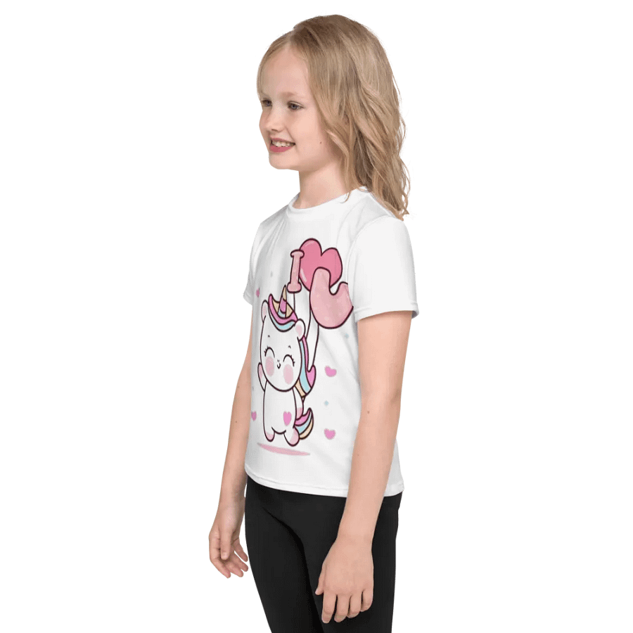 Kids Crew Neck T-Shirt Sweet Cloud product image (3)