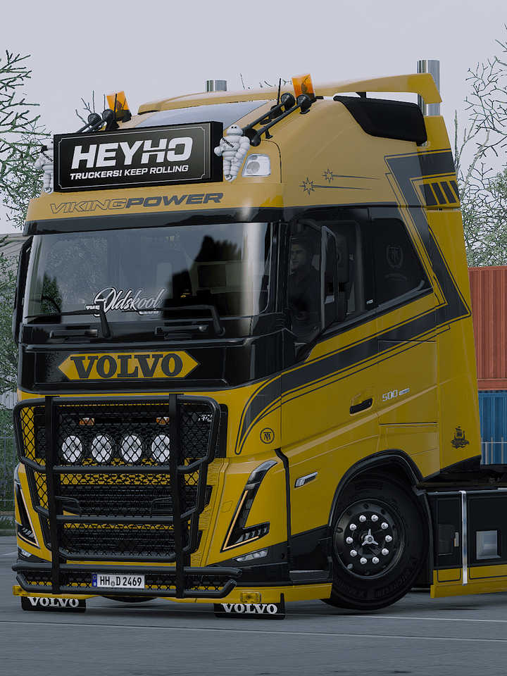 ETS2 TM Volvo FH4 FH5 FH6 Aero (SCS) + Trailer Schmitz S.KO COOL & Cargobull Multicolor Skin Pack product image (1)