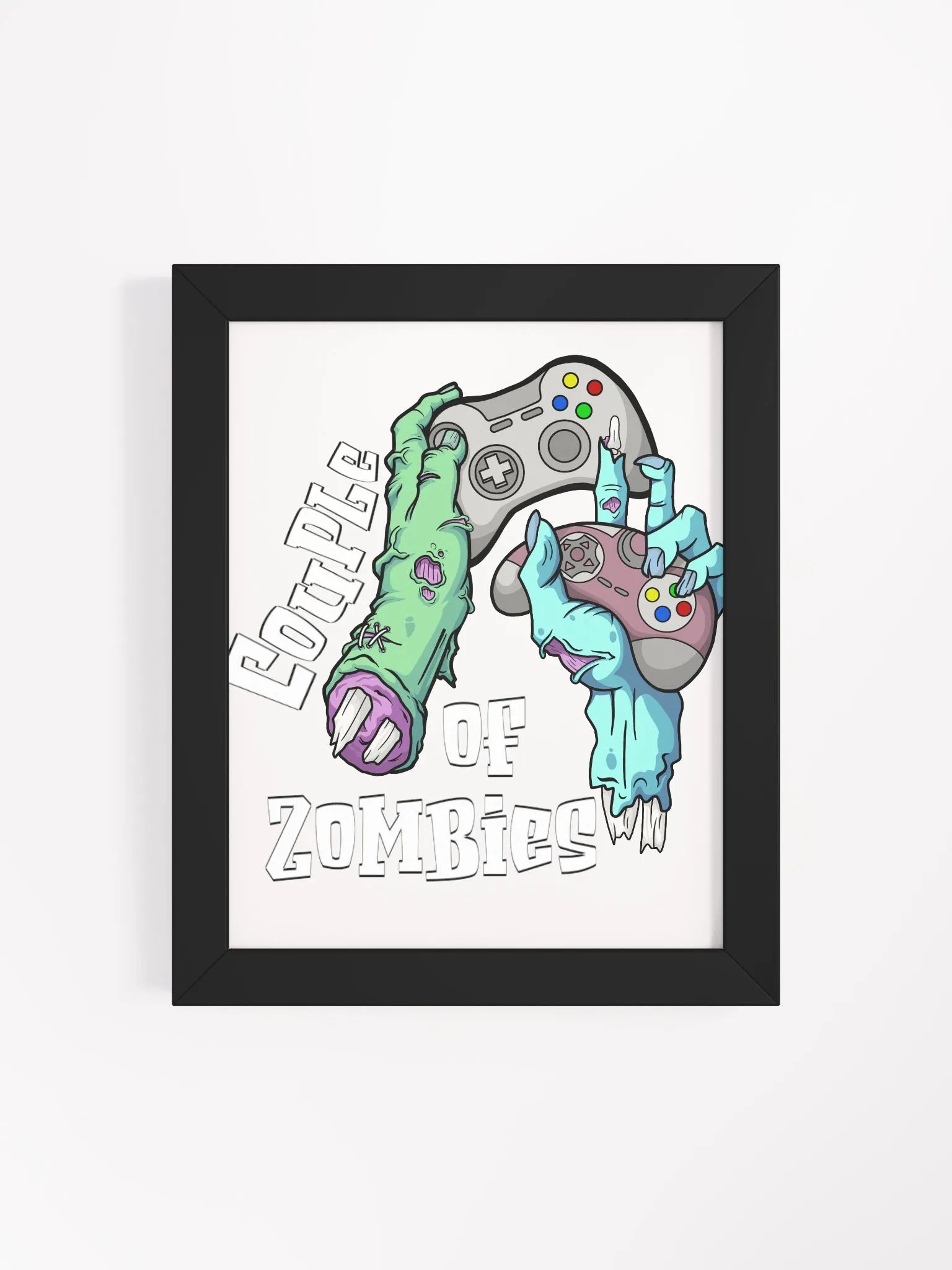 Couple of Zombies Wall Art product image (47)