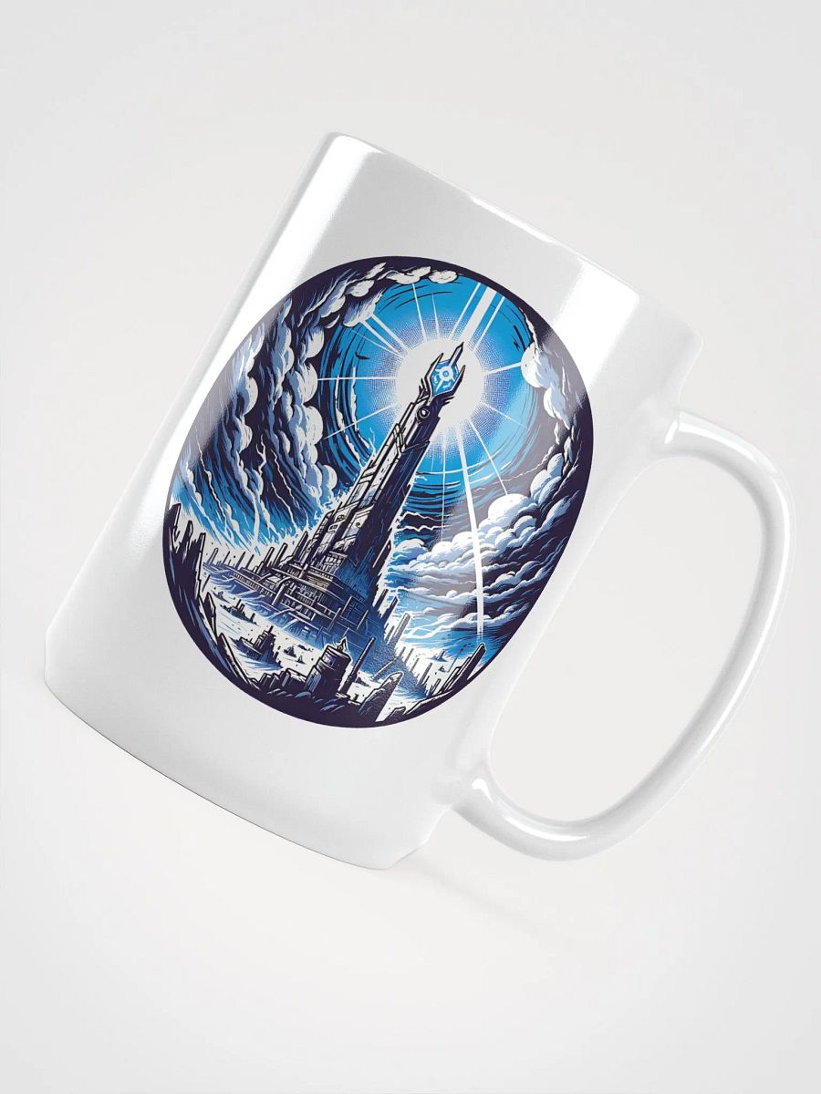 Arcane Clock and Mage Tower Coffee Mug – Sip the Magic 🕰️✨ product image (5)