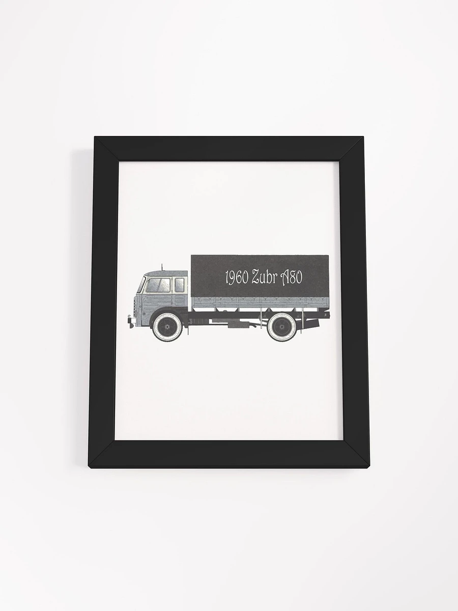 Vintage Zubr A80 Flatbed Truck Graphic Print product image (3)