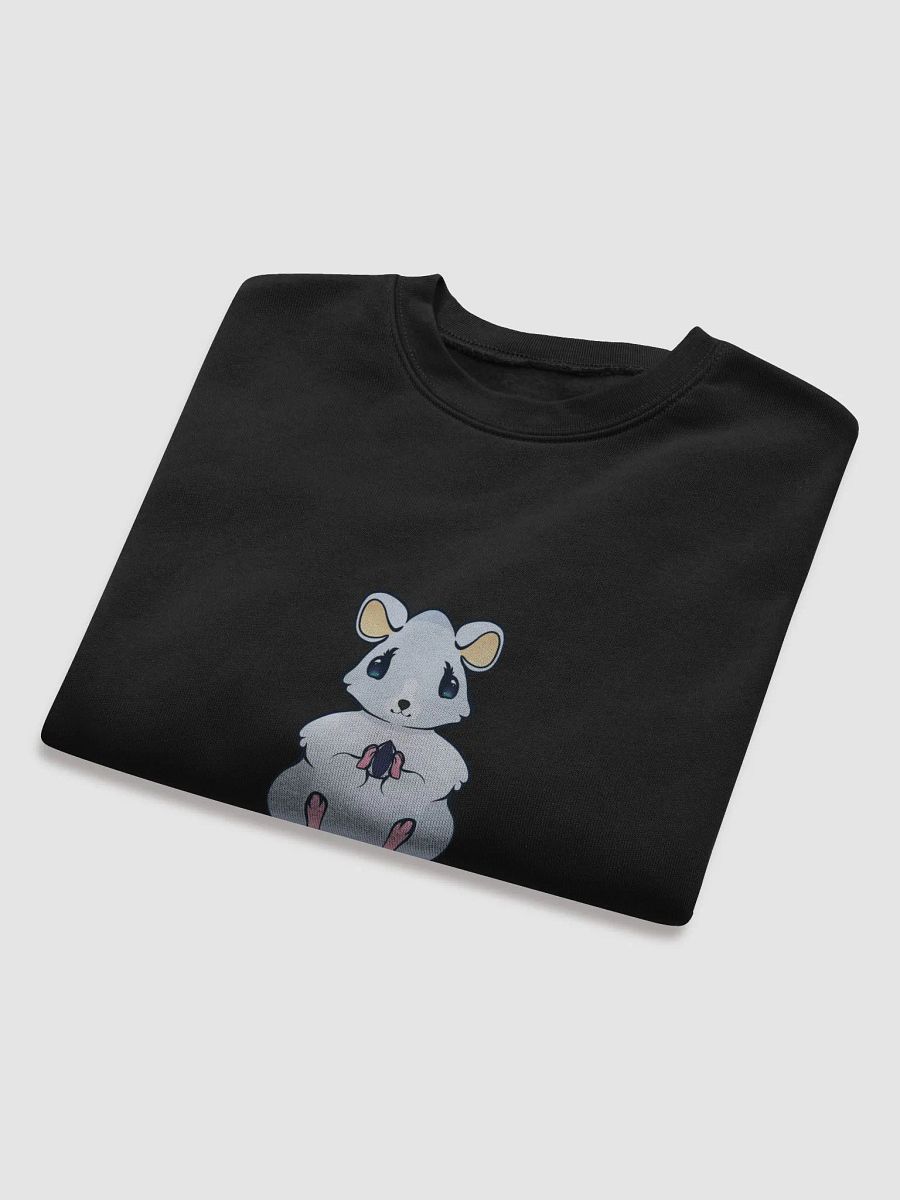 Hamster Holding A Seed Crop Top Sweat Shirt product image (8)